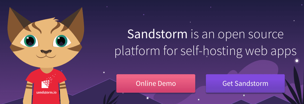 ⑬セルフホスティング用Webアプリ「Sandstorm」
